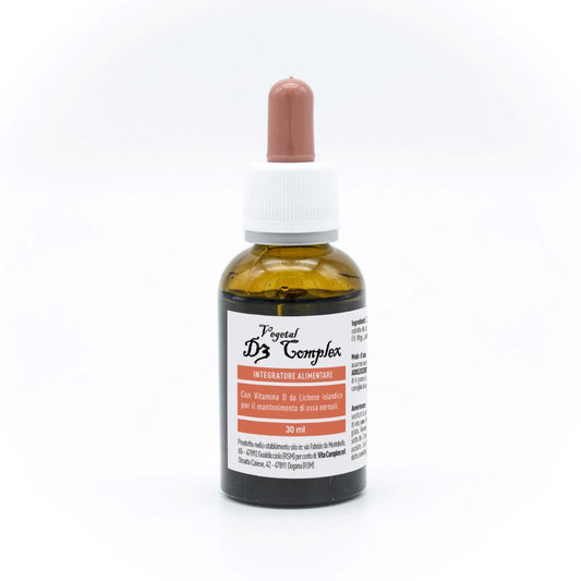Flacon de D3 Végétal Complex pour un apport en vitamine D3