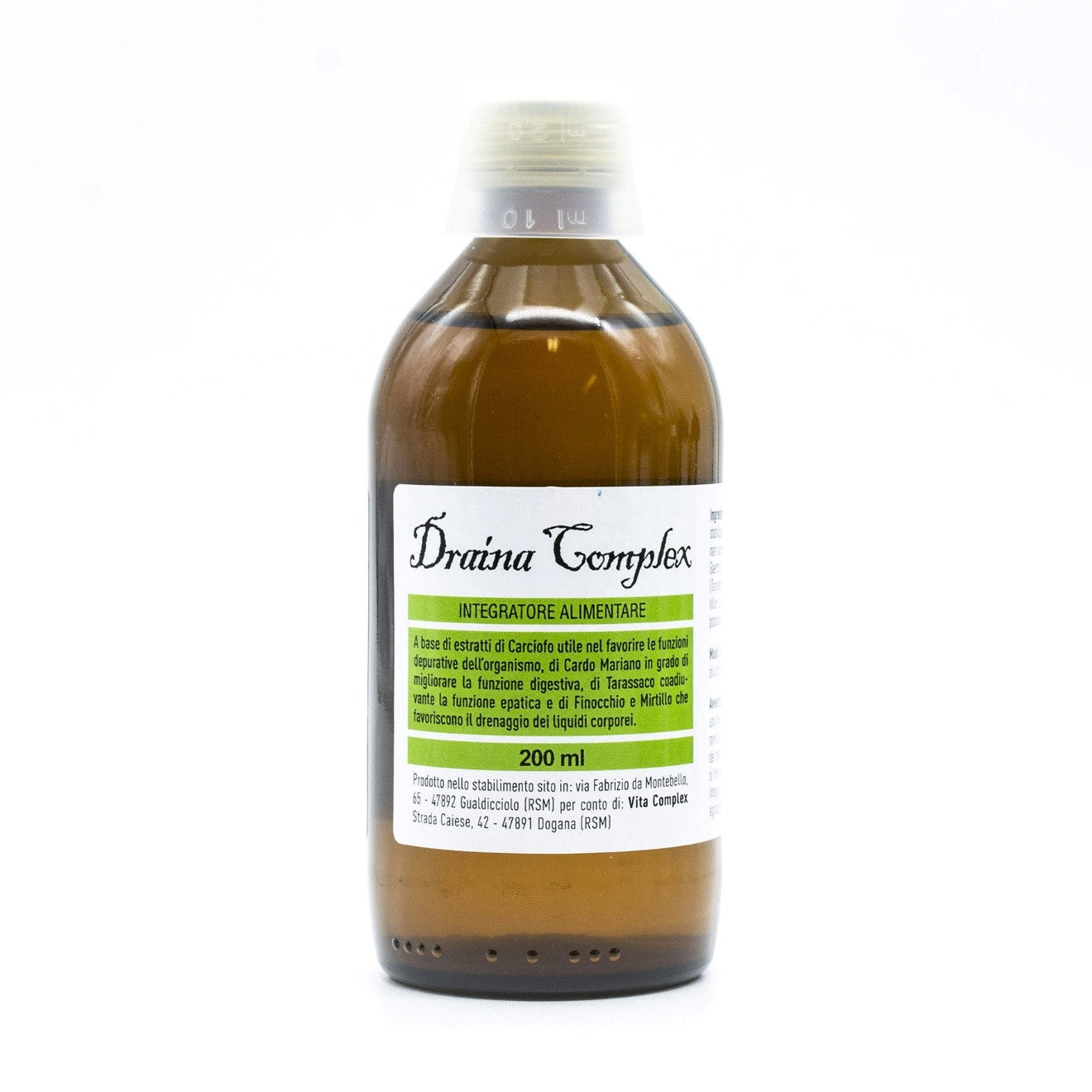Flacon de Draina Complex Vita Complex pour détoxification hépatorénale
