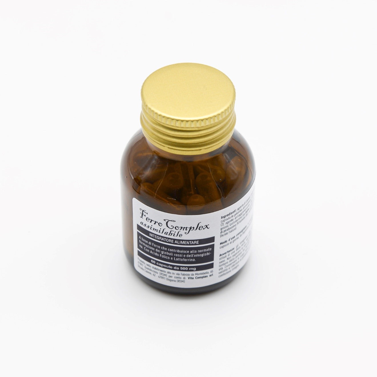 Ingrédients essentiels de Fer Complex illustrant leur synergie