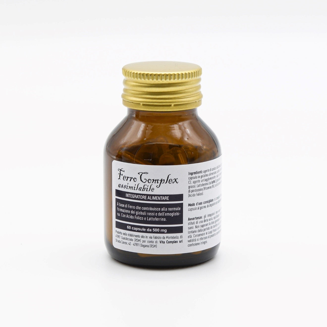 Flacon de Fer Complex Vita Complex pour une assimilation optimale du fer