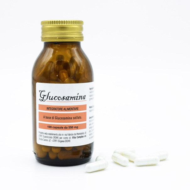 Vue rapprochée des gélules de Glucosamine Vita Complex