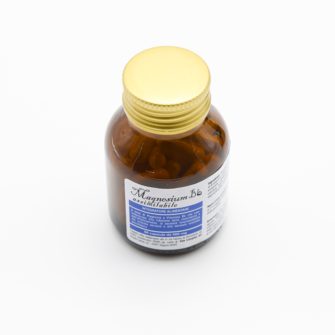 Gélules naturelles Magnésium B6, combinaison puissante pour le bien-être quotidien