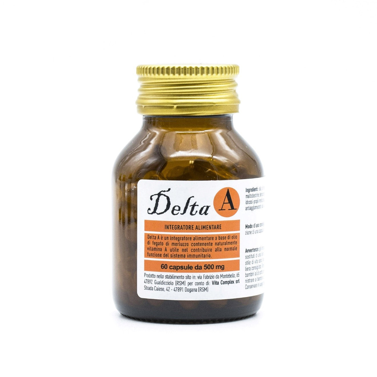 Flacon de Delta A | Vita Complex pour un apport en vitamine A