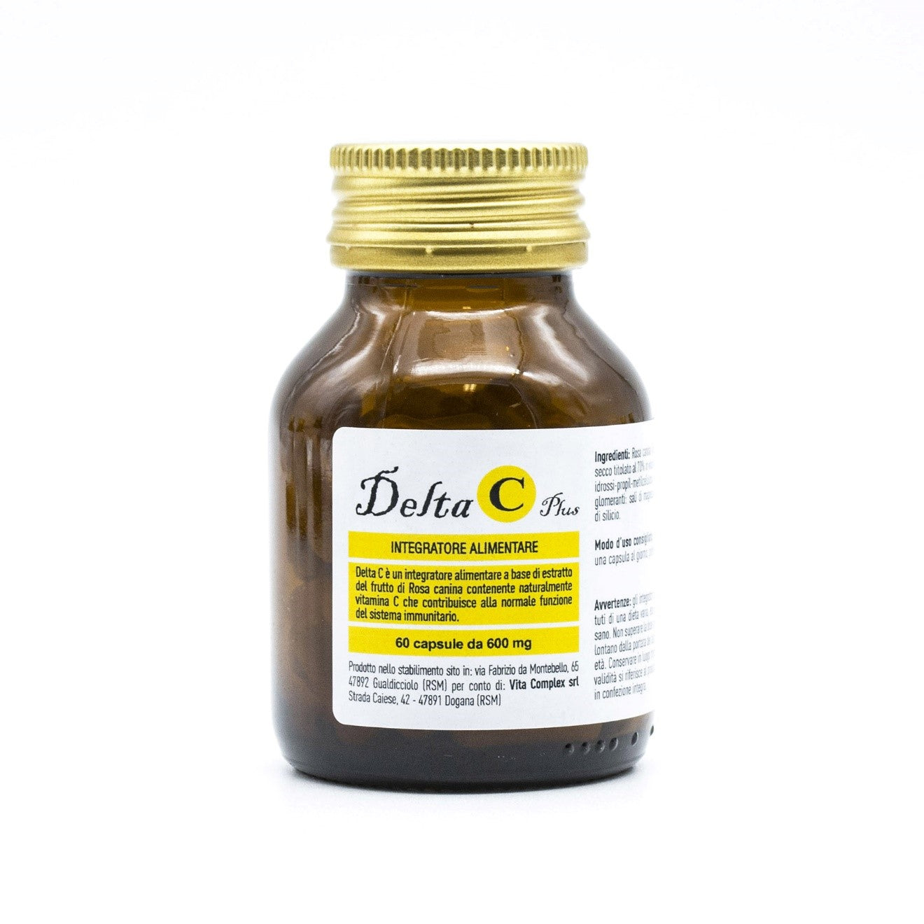 Flacon de Delta C Plus | Vita Complex, source naturelle de vitamine C