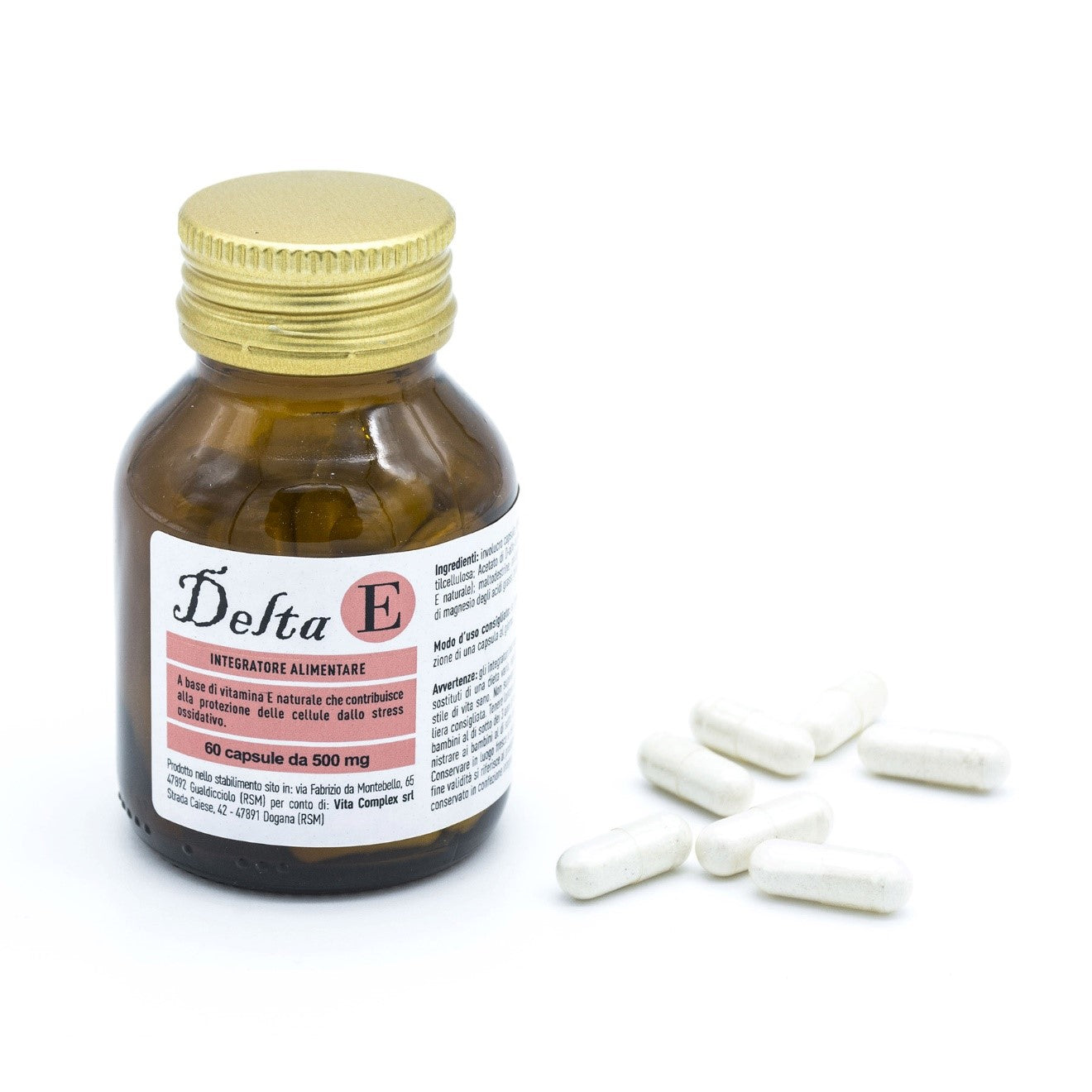 Gélules de Delta E | Vita Complex, source de vitamine E non-OGM