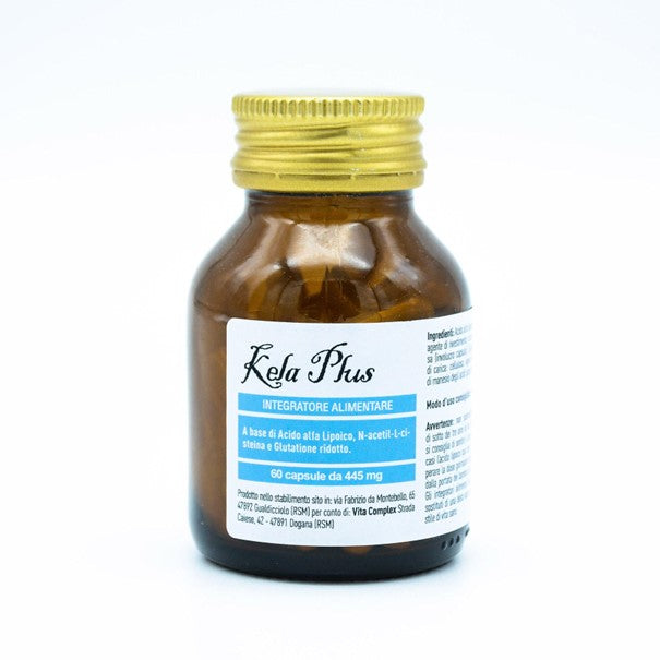 Bouteille de Kela Plus de Vita Complex, source d'antioxydants puissants