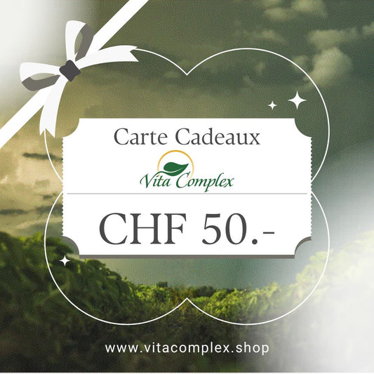Carte Cadeaux CHF 50.- | Vita Complex